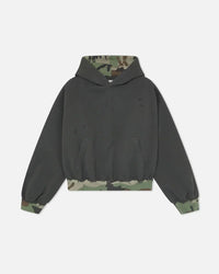 Charcoal Grey / Woodland Camo
